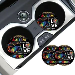 New Autism Car Coasters